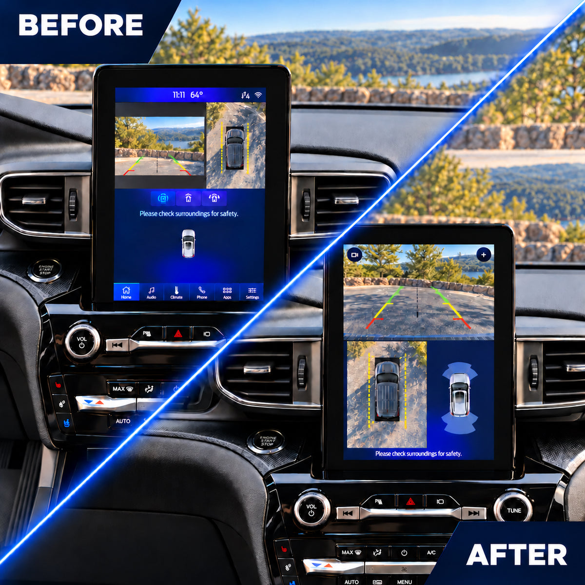 Full Screen Cameras